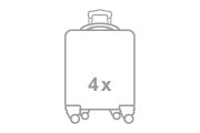 4-Rollen-Koffer